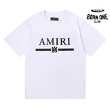 Camiseta Amiri Bar Logo White