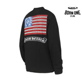 Camiseta Manga Longa Chrome Hearts American Flag