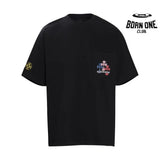 Camiseta Chrome Hearts Big Multicolor Cross Black