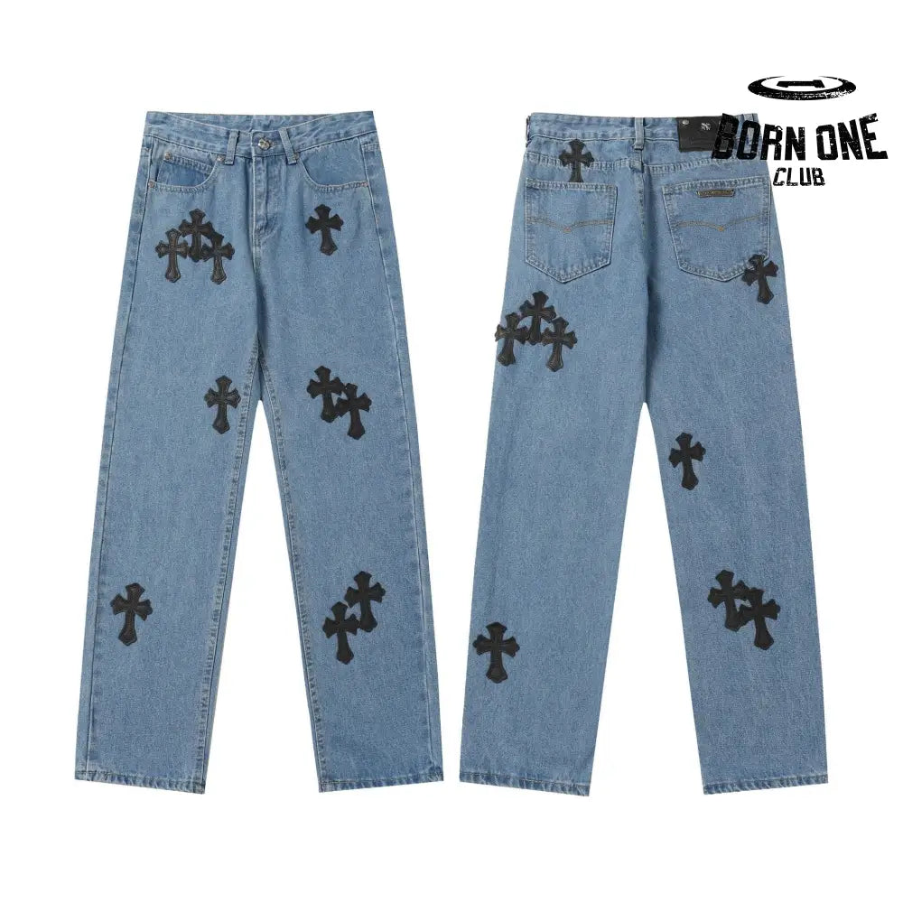 Calça Chrome Hearts Cross Patch Cores Variadas
