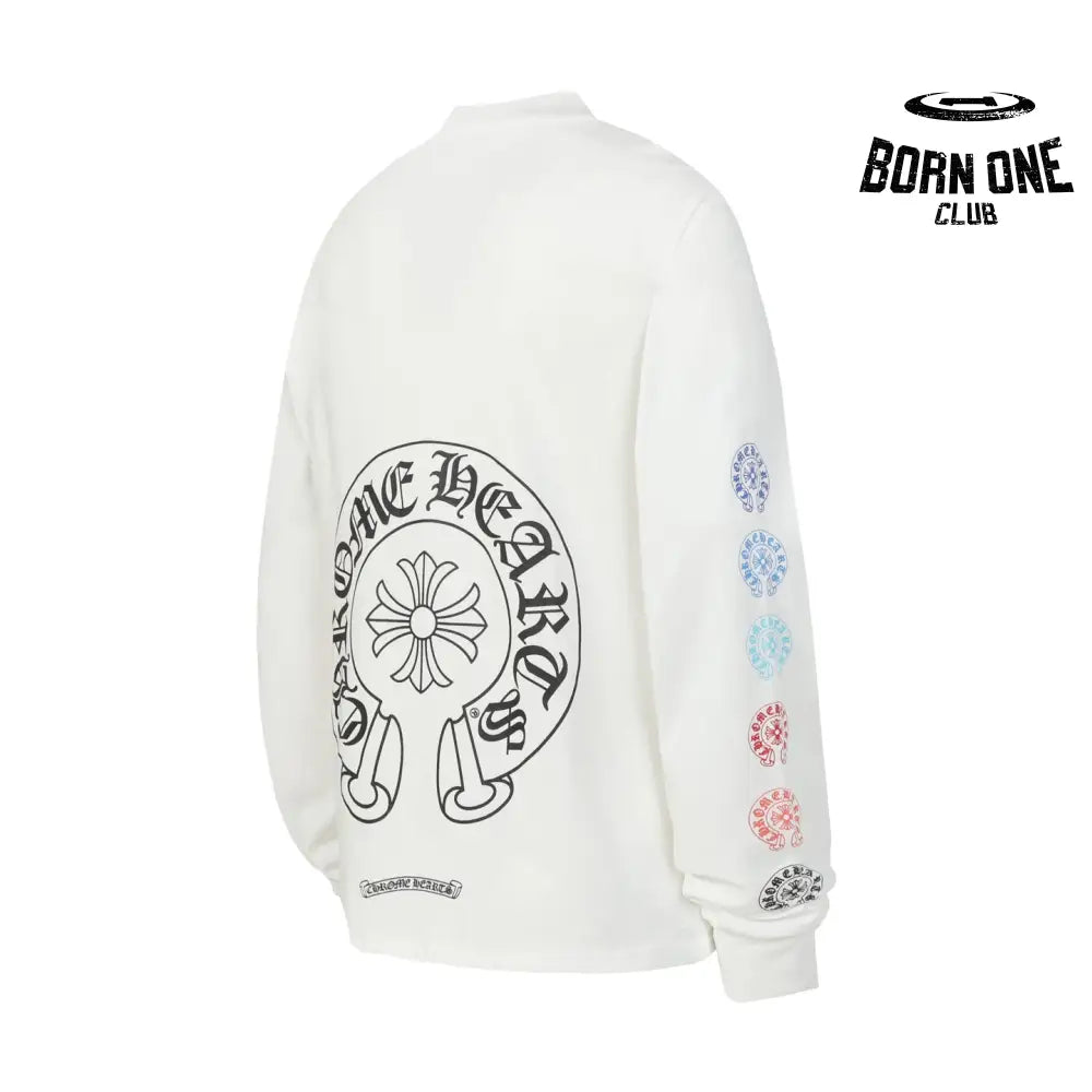 Camiseta Manga Longa Chrome Hearts American Flag