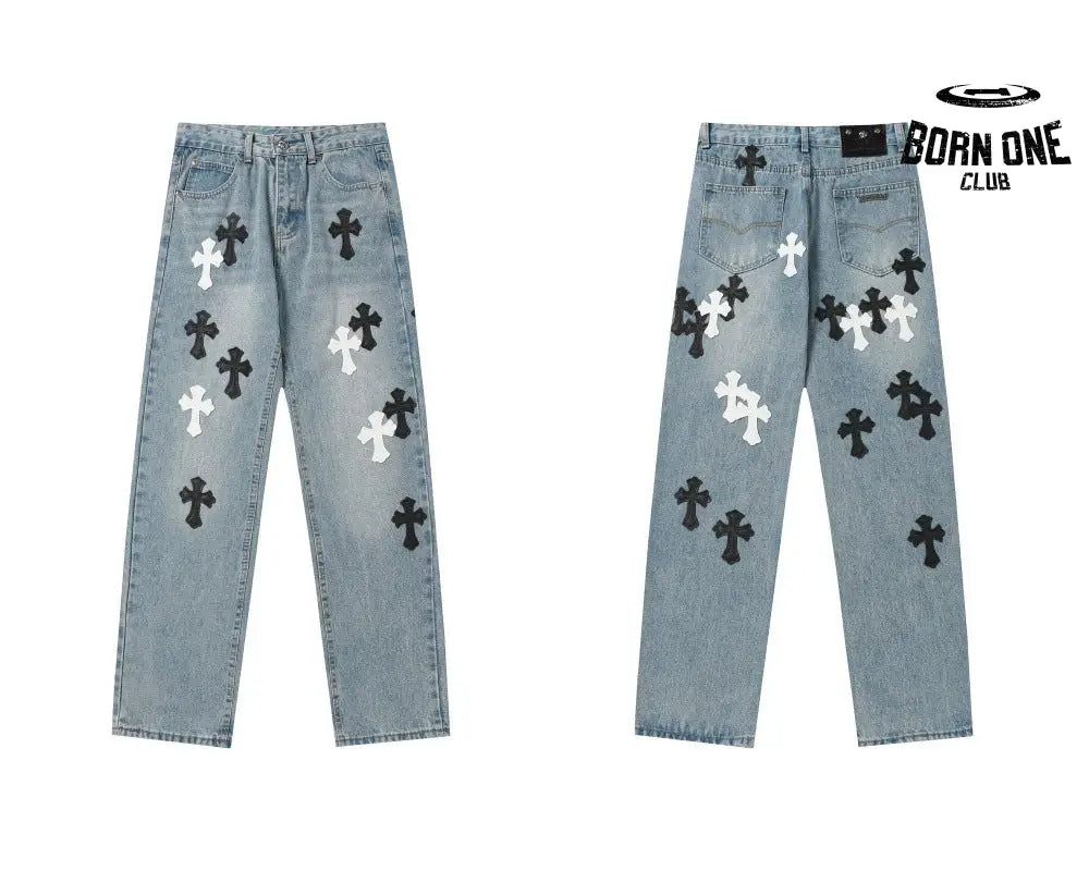 Calça Chrome Hearts Cross Patch Cores Variadas