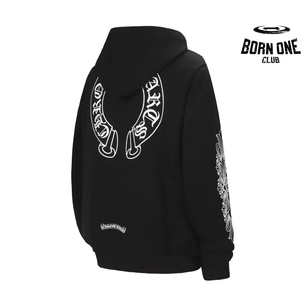 Moletom Chrome Hearts Horseshoe Classic Preto