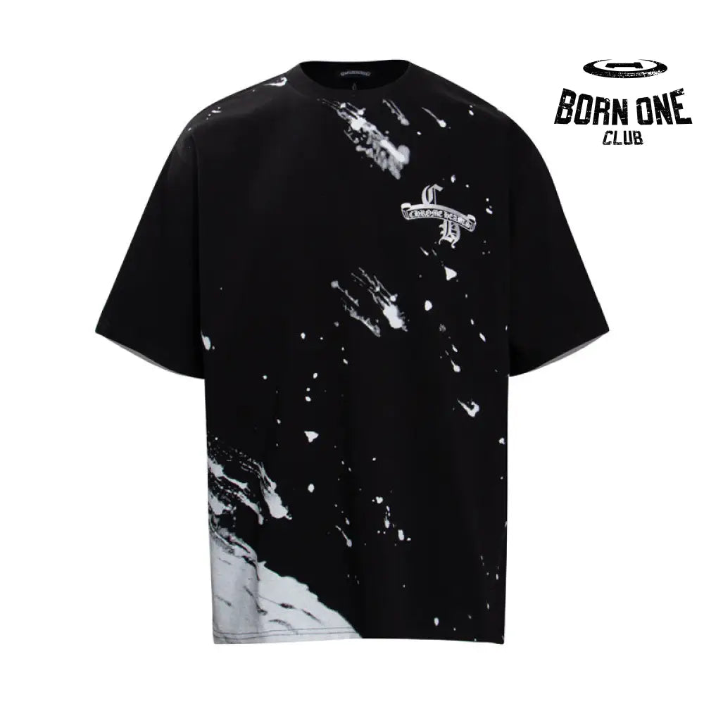 Camiseta Chrome Hearts Ink Splash Horseshoe