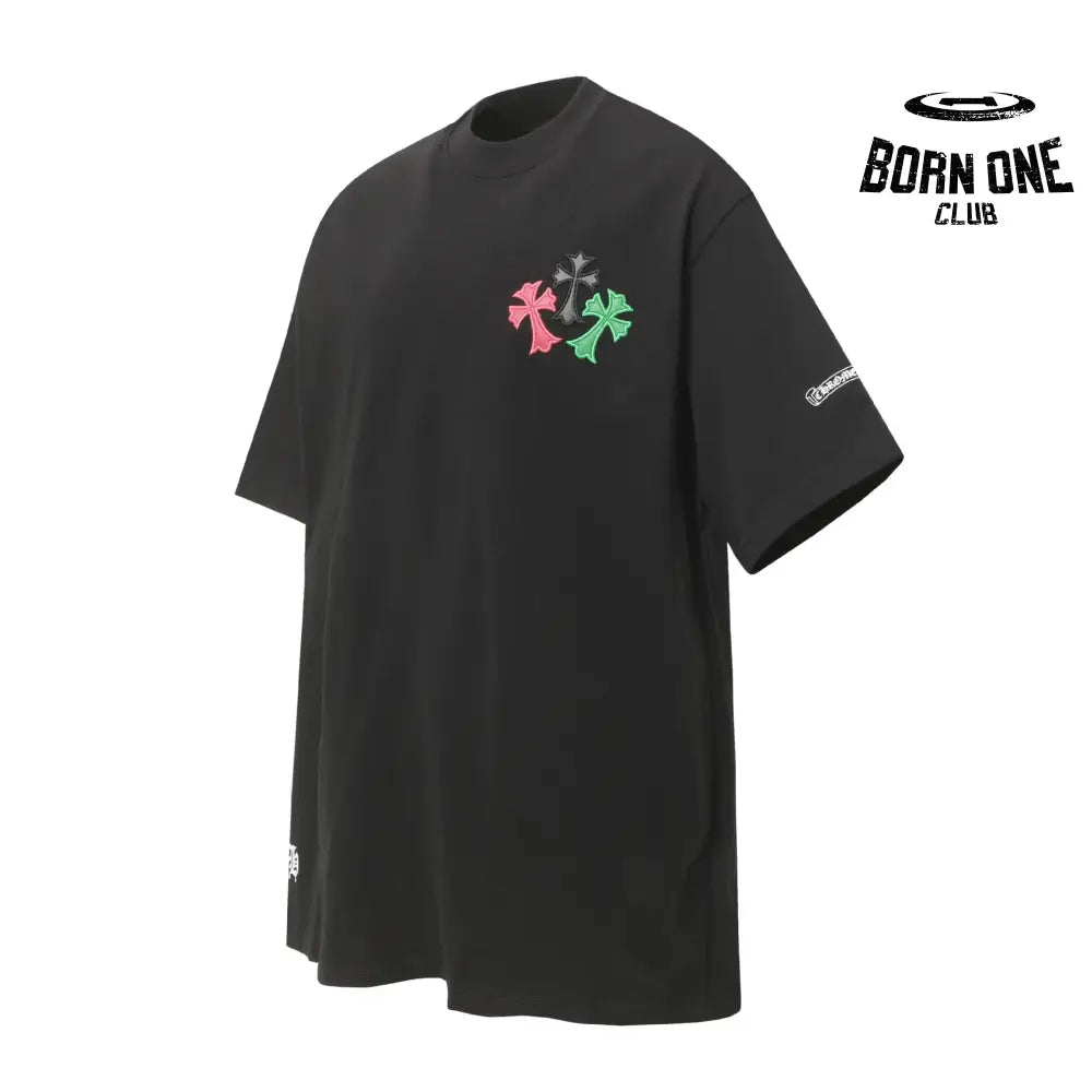 Camiseta Chrome Hearts Sanskrit Multicolor Cross Horseshoe