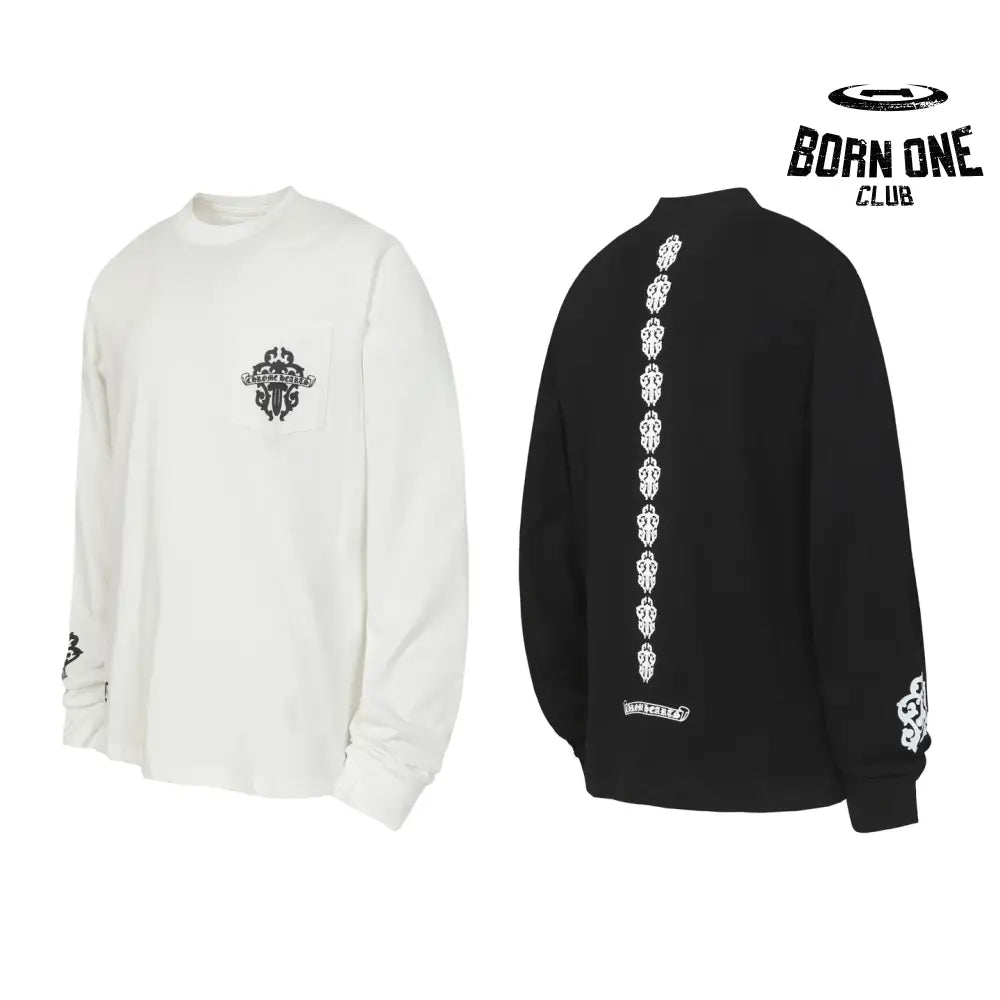 Camiseta Manga Longa Chrome Hearts American Flag