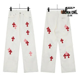 Calça Chrome Hearts Cross Patch Cores Variadas