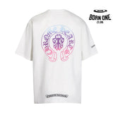 Camiseta Chrome Hearts Gradient Horseshoe Pocket