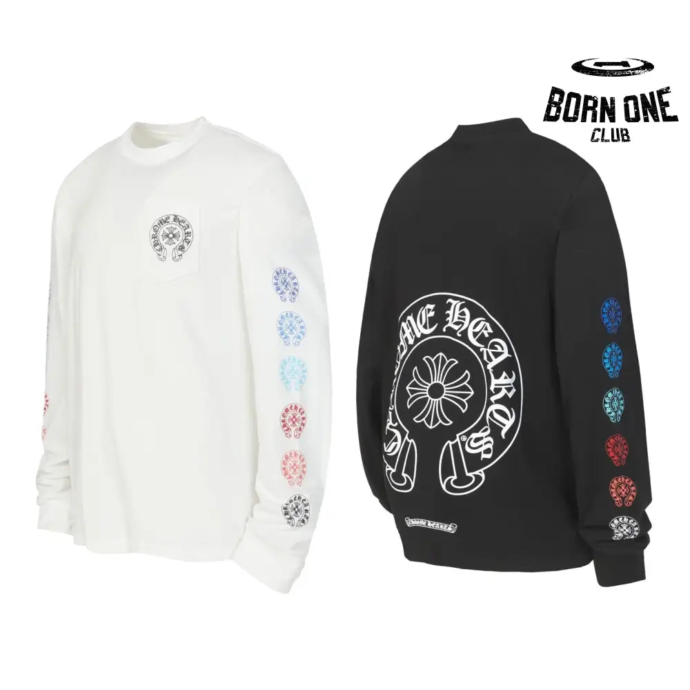 Camiseta Manga Longa Chrome Hearts American Flag