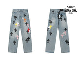Calça Chrome Hearts Cross Patch Cores Variadas