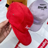 Boné Supreme Suede Camp Red