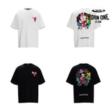 Camiseta Chrome Hearts Rainbow Cross Foam
