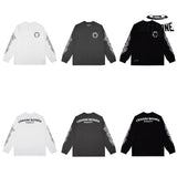 Camiseta Manga Longa Chrome Hearts Horseshoe Floral Sleeve