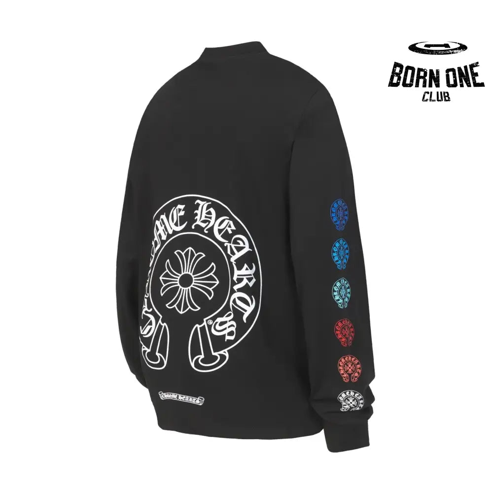 Camiseta Manga Longa Chrome Hearts American Flag