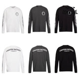 Camiseta Manga Longa Chrome Hearts Horseshoe Floral Sleeve