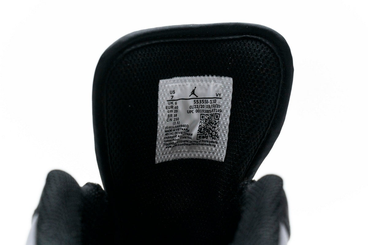 Jordan 1 Low Grey Toe 553558-110