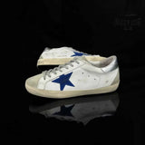 Golden Goose Super-Star White Star Blue
