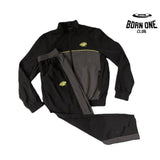 Conjunto Synaworld 'Syna Logo' Shell Preto/Cinza/Amarelo