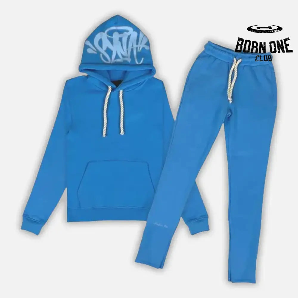 Conjunto Synaworld Logo Azul