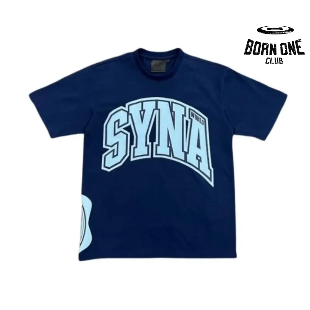 Camiseta Syna World College Azul Marinho
