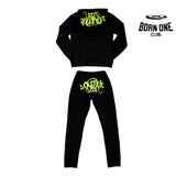 Conjunto Synaworld Logo Black Green
