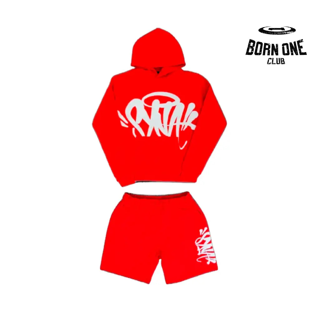 Conjunto Team Syna Hood Twinset Red