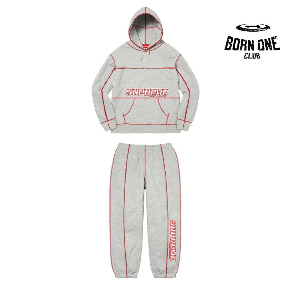 Conjunto Supreme Coverstitch Hooded