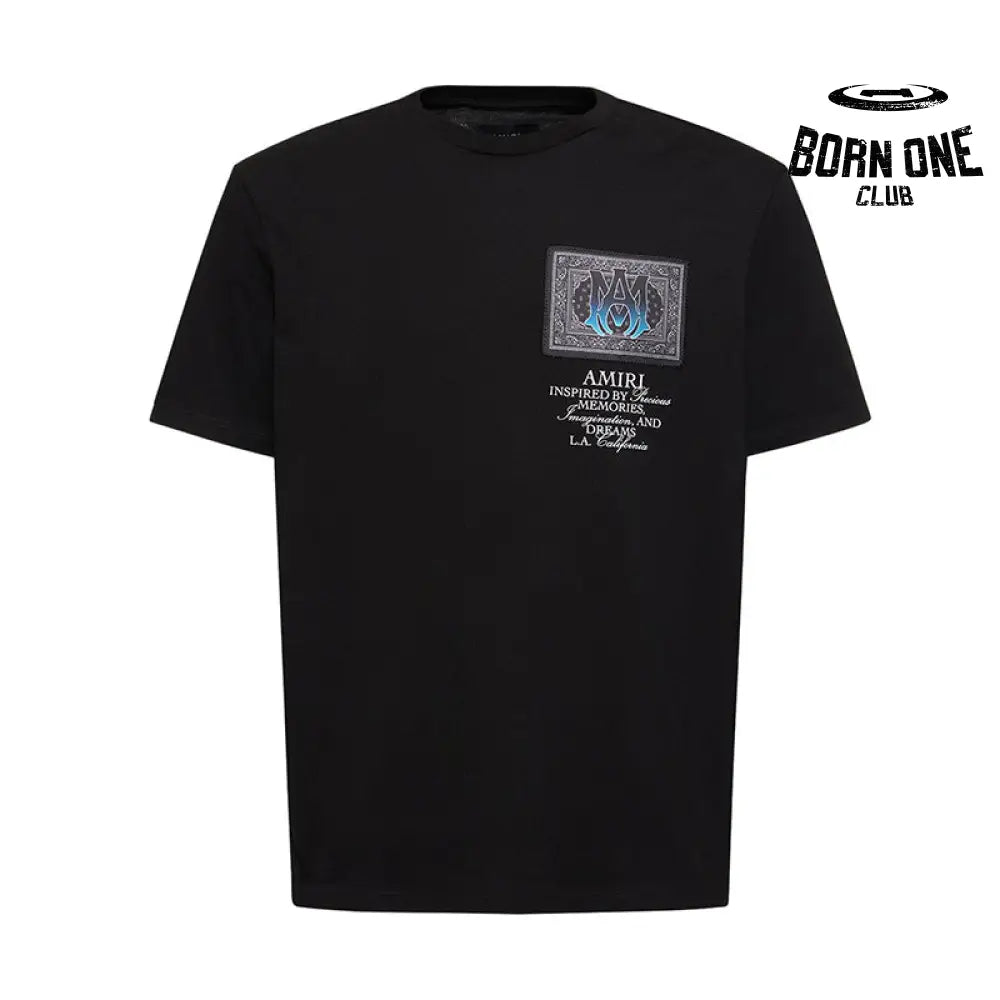 Camiseta Amiri Ma Bandana Black