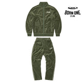 Conjunto Corteiz Veludo Verde
