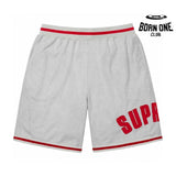 Shorts Supreme Ultrasuede Cinza
