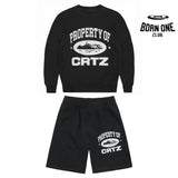 Conjunto Corteiz Shorts Preto