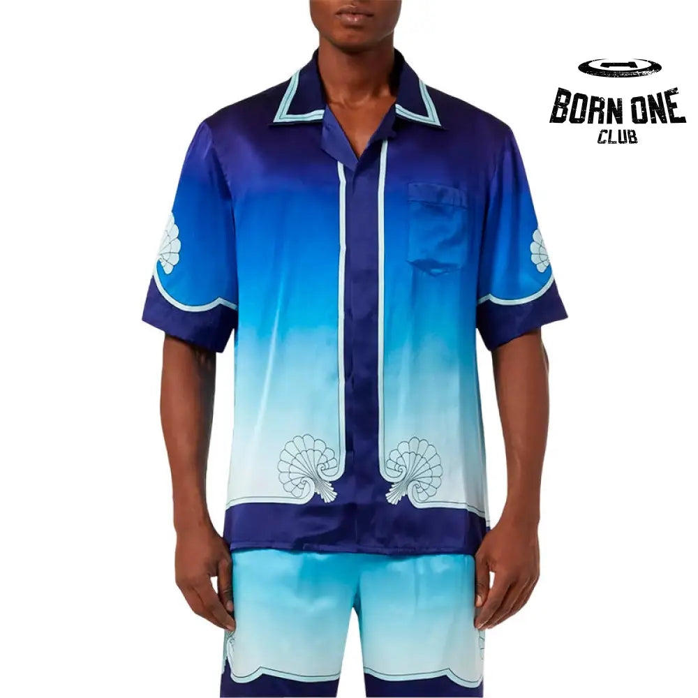 Conjunto Casablanca Seda Place Vendome Azul