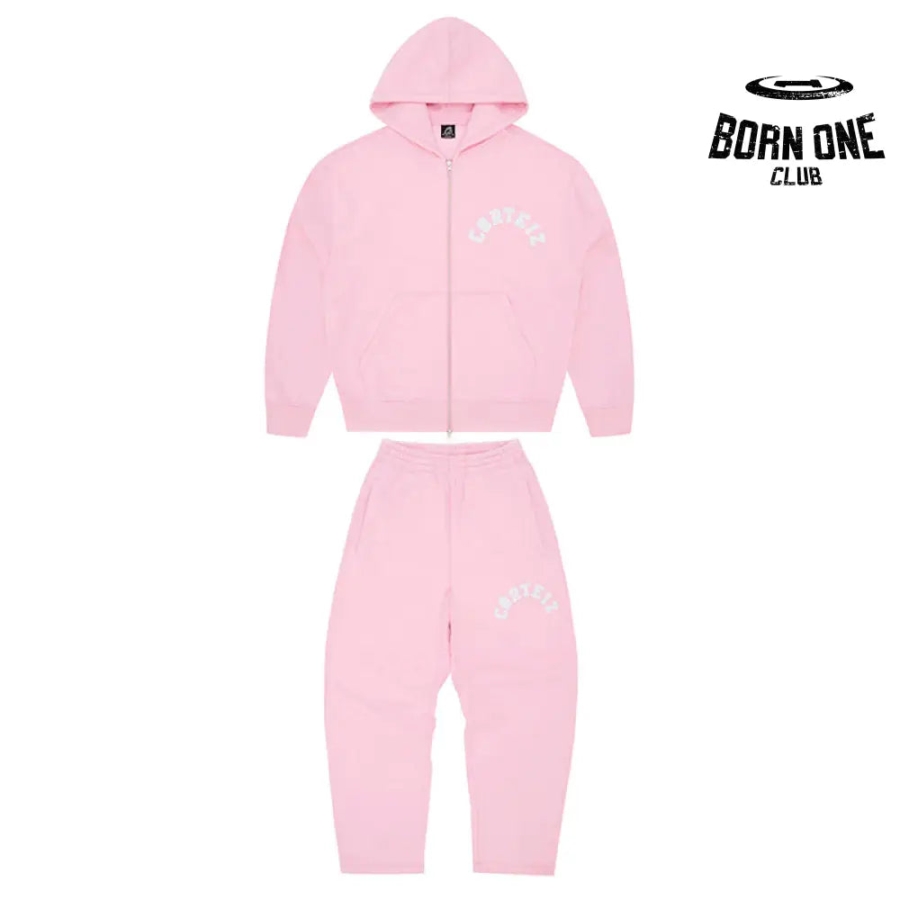 Conjunto Corteiz Arch Rosa