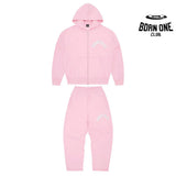 Conjunto Corteiz Arch Rosa