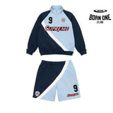 Conjunto Supreme Equipe Half Zip Azul