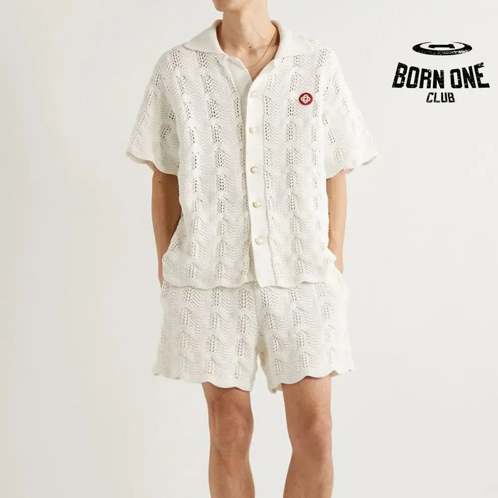 Conjunto Casablanca Crochê Branco