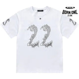 Camiseta Amiri 22 Logo-Print White
