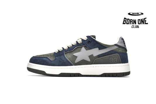 A Bathing Ape Bape SK8 Sta Army Green
