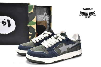 A Bathing Ape Bape SK8 Sta Army Green