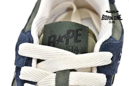 A Bathing Ape Bape SK8 Sta Army Green