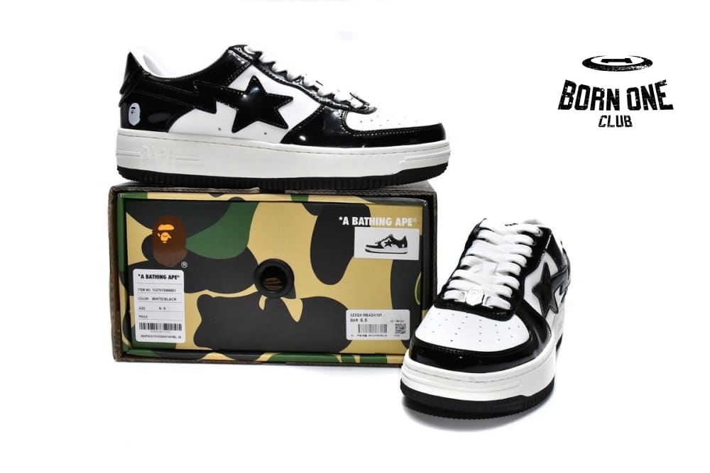 A Bathing Ape Bape SK8 Sta Black