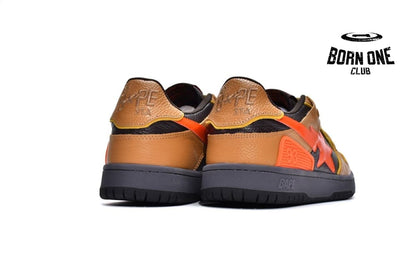 A Bathing Ape Bape SK8 Sta Black Brown Red