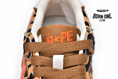 A Bathing Ape Bape SK8 Sta Black Orange