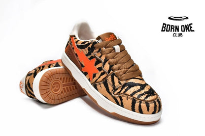 A Bathing Ape Bape SK8 Sta Black Orange