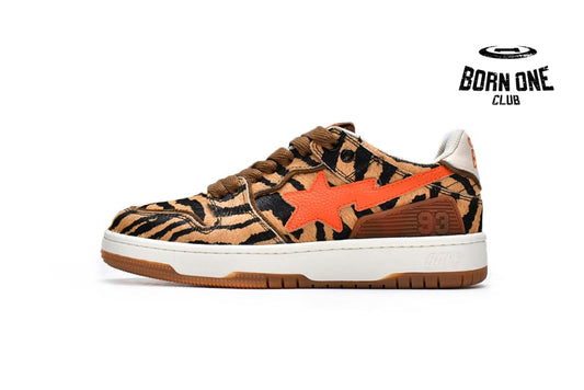 A Bathing Ape Bape SK8 Sta Black Orange