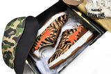 A Bathing Ape Bape SK8 Sta Black Orange