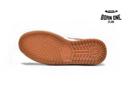 A Bathing Ape Bape SK8 Sta Black Orange