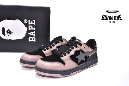 A Bathing Ape Bape SK8 Sta Black Pink
