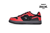 A Bathing Ape Bape SK8 Sta Black Red