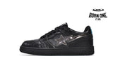 A Bathing Ape Bape SK8 Sta Black Silver